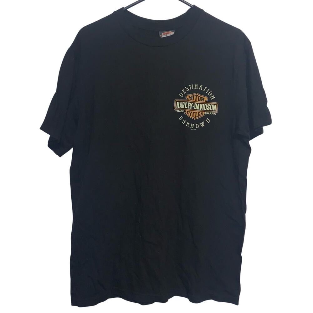 Harley Davidson Destination Unknown Greensburg, PA Biker Shirt L